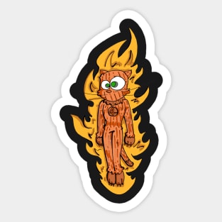 human torch Sticker